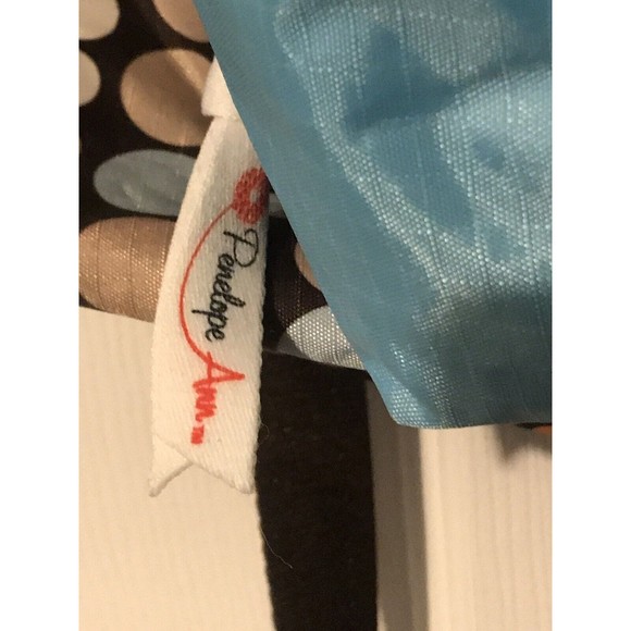 Penelope Ann Fill Her Up backpack brown multicolor polka dot adjustable straps - Picture 2 of 7